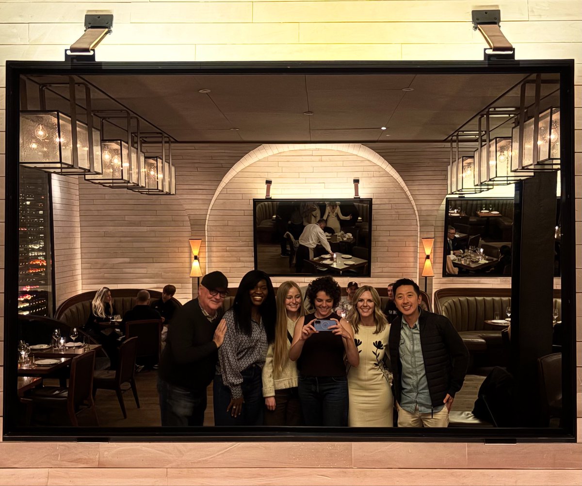 Creation_Hosp's tweet image. A casual night of carbs and concepts with some of the sharpest minds in hospitality. 🥂 #DesignTalks #ScarpettaNYC”