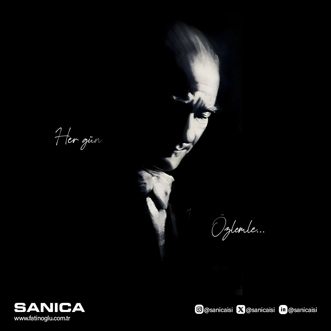 sanicaofficial's tweet photo. Seni bir gün değil, her gün özlüyoruz. 
Fikirlerinle aydınlattığın yolda ilerlerken, varlığını her an yanımızda hissediyoruz. Özgürlüğümüz, bağımsızlığımız ve Cumhuriyetimiz senin en büyük mirasın. Her gün özlemle, saygıyla ve minnetle anıyoruz...
#10Kasım #MustafaKemalAtatürk https://t.co/8MQJO0CVlx