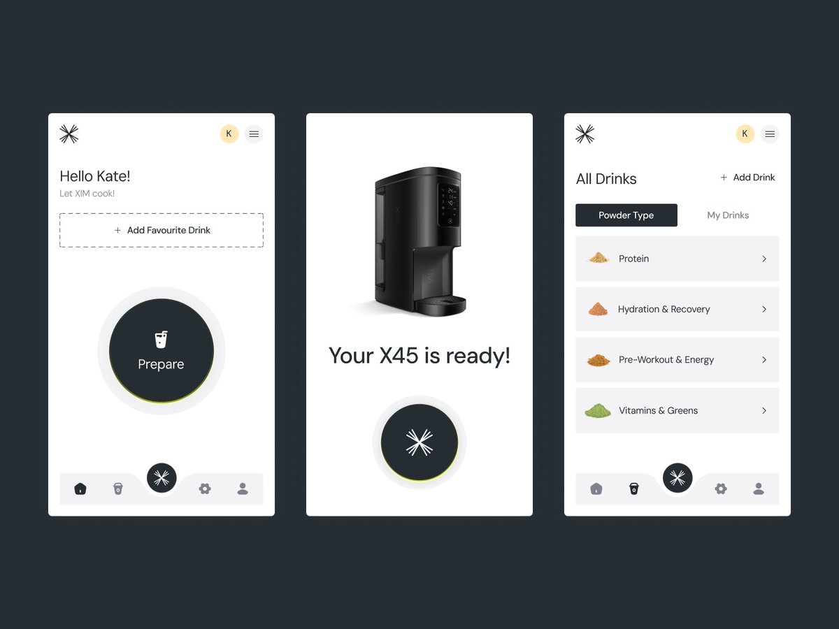 eloqwnt's tweet image. Smart Cocktail Machine UX/UI