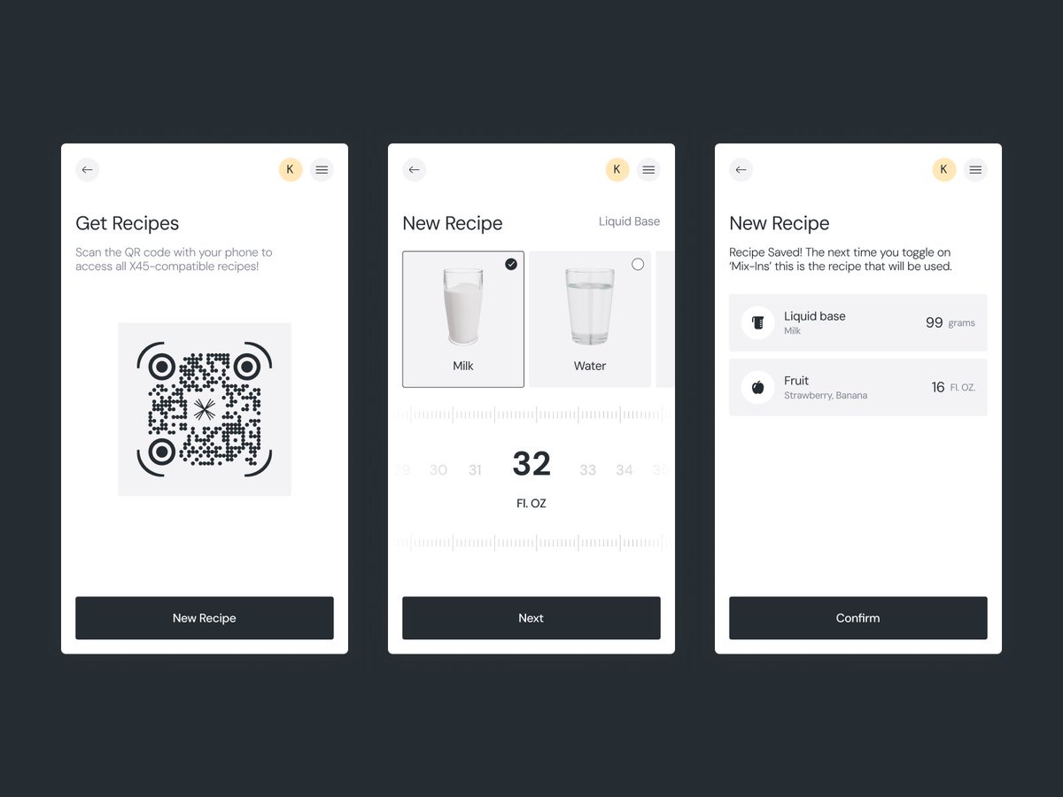 eloqwnt's tweet image. Smart Cocktail Machine UX/UI