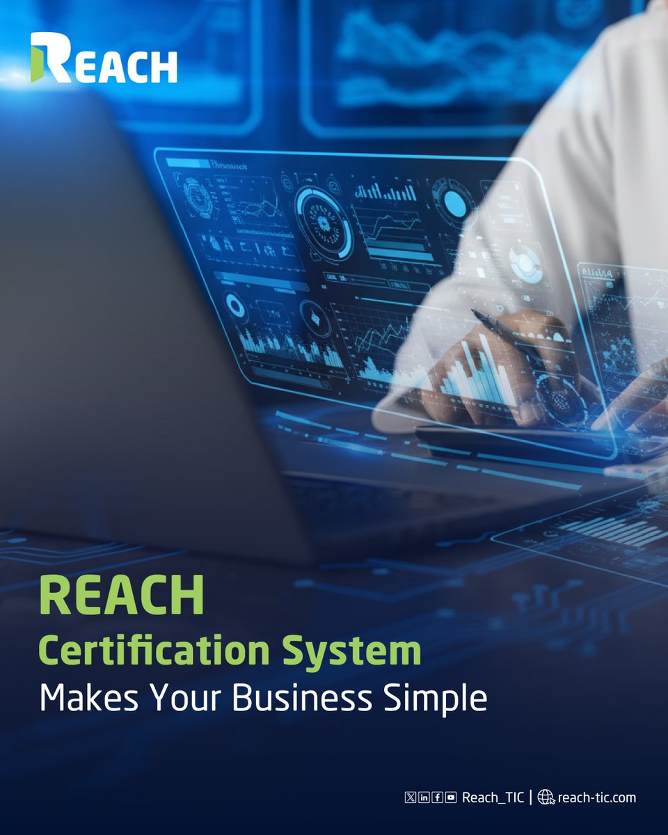 REACH_TIC's tweet photo. Simplify your certification journey with #Reach_TIC from issuance to renewal, we’ve got you covered.

💡: https://t.co/TiZqHEsN6d https://t.co/3aJguWJAYf