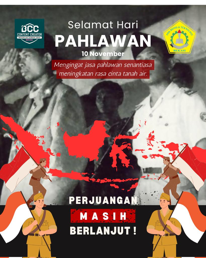 officialpink12's tweet photo. selamat hari pahlawan semuanya https://t.co/M52IswYXns