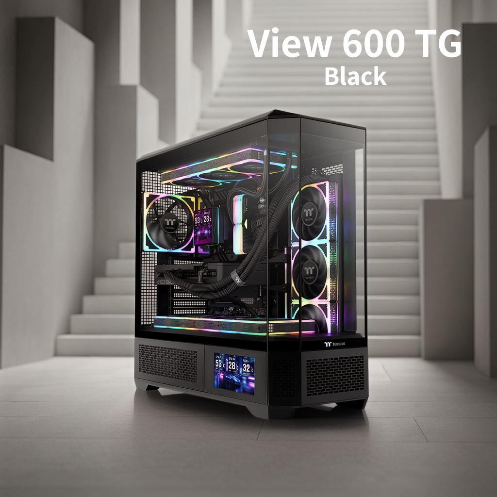 ThermaltakeInc's tweet photo. View 600 TG Black ๐ฑ
Experience panoramic visibility and powerful performance in a design that perfectly balances form and function.
๐ฎ Learn more: https://t.co/DKDmSZod7g
๐ 6.0" LCD Panel Kit: https://t.co/UAns5qXzv9
#Thermaltake #View600TG #PCCase #FullTower #PCBuild https://t.co/Y4g8hihnTX