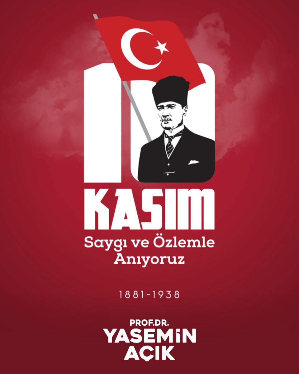 Cumhuriyetimizin kurucusu, Gazi Mustafa Kemal Atatürk’ü aramızdan ayrılışının yıl dönümünde saygı ve özlemle anıyoruz.