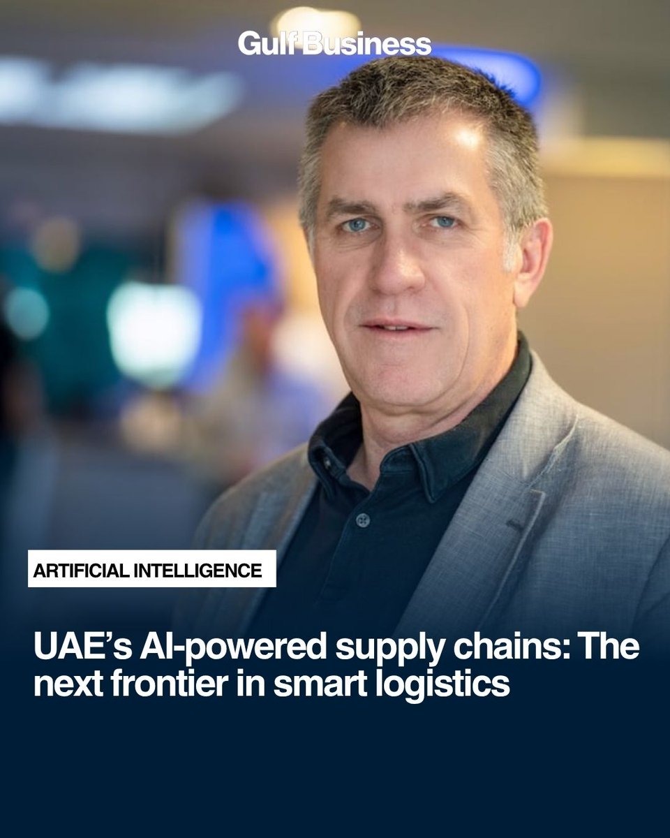 GulfBusiness's tweet image. Read the story on how UAE is embracing the full potential of AI in supply chains: gulfbusiness.com/insights-the-p…

#AISupplyChain #SmartLogistics #UAEInnovation #DigitalTransformation #SupplyChainExcellence #AIPoweredFuture #BusinessInnovation  #AutomationInAction #LogisticsLeadership
