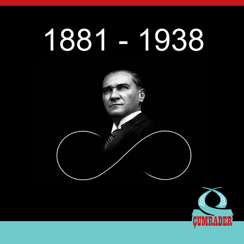 cumrader's tweet photo. Cumhuriyetimizin kurucusu Gazi Mustafa Kemal Atatürk'ü vefatının yıl dönümünde rahmet ve minnetle anıyoruz.

#10Kasım
#Çumrader https://t.co/dZjRxJadHc
