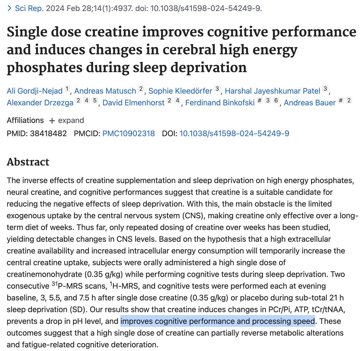 PropelPerform's tweet image. Sleep deprived? 

Creatine can improve your your cognitive performance. 

10% off our Creatine with all orders through this link:

wonderfoodsau.com/discount/VIP10