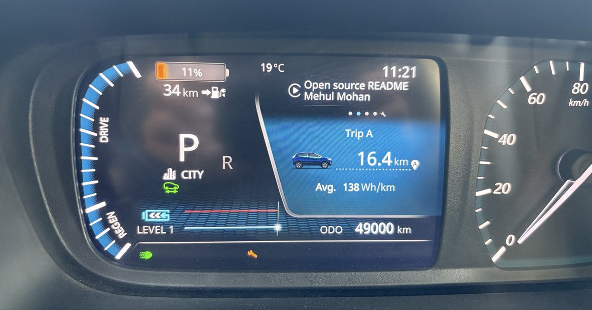 Crossed 49,000 km in my EV over 3 years. Around 90% of that was solar-charged. Not exactly thrilled, not disappointed either just somewhere in between with the car.

<a href="/TataEVClub/">TATA.EV Owners Club</a> <a href="/Tataev/">TATA.ev</a>