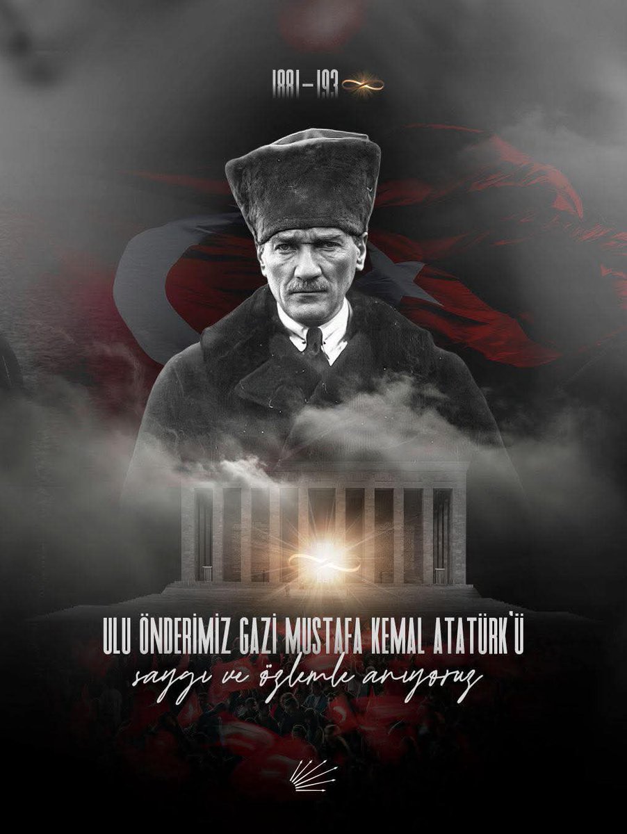 Fikirleriyle yolumuzu aydınlatan, çağının ötesindeki lider Gazi Mustafa Kemal Atatürk'ü aramızdan ayrılışının 87. yılında saygı, minnet ve özlemle anıyoruz.

*Ali GÖKPINAR*
Cumhuriyet Halk Partisi Arifiye İlçe Başkanı