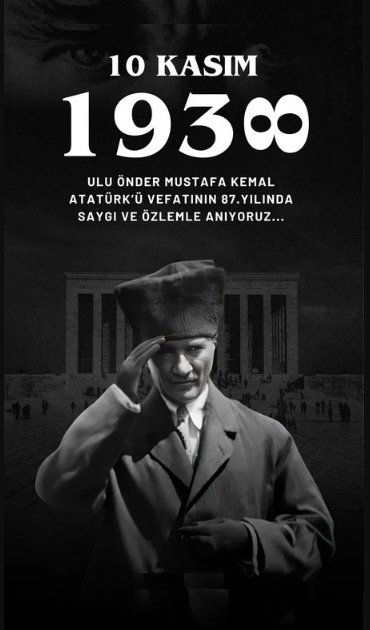 "Sana olan sevgimiz, inancımız ve bağlılığımız hiç bitmeyecek!"♾
♡♡ ✍️ ♡♡
Milleti için her şeyini feda eden Atamızı rahmet, minnet ve özlemle Anıyoruz..🖤🇹🇷

#NeMutluTürkümDiyene #10Kasım