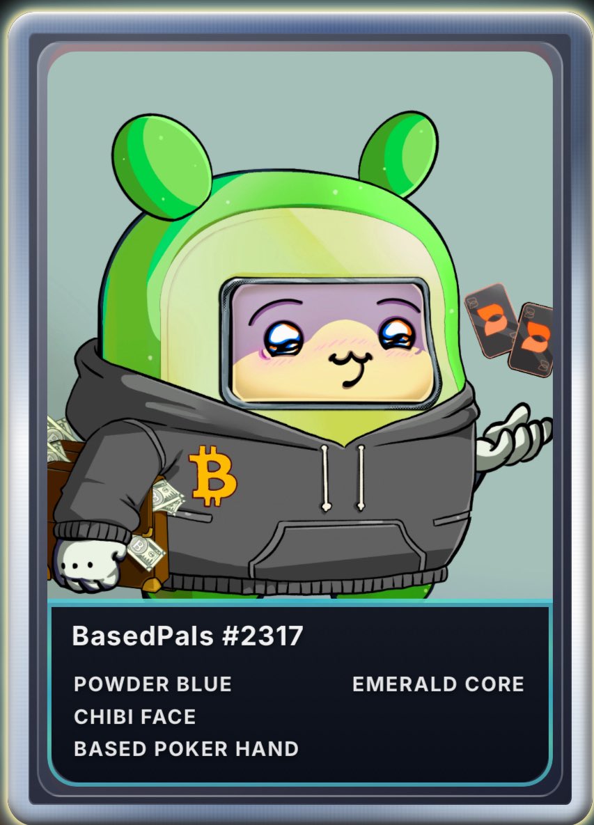 0xteaaa's tweet photo. @BasedPalsNFT @BasedOneX #palfollowpal https://t.co/2em25dOace