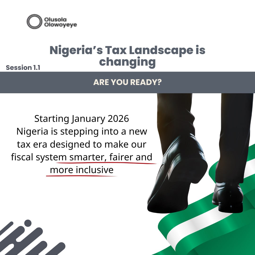 OlowoyeyeO's tweet image. Change is coming to how every Nigerian earns, pays, and accounts for tax — but preparation, not panic, is what’s required.

#TaxReady2026 #FiscalReform #BetaPlusInsights #NigeriaTax