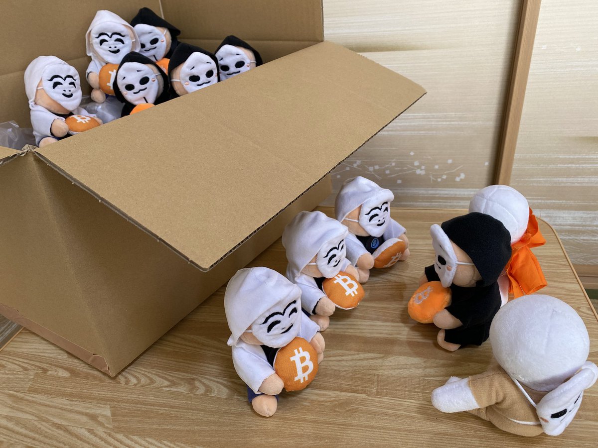 Bitcoin Center Seoulで販売中のLocal Satoshi ぬいぐるみ
9体すべて完売しました！
すでに販売代金のビットコインは私のもとに届いております
ビットコインがとても便利なことや
海外で使われていることを知ってもらえるように
ハンドメイド製作をがんばります🧸