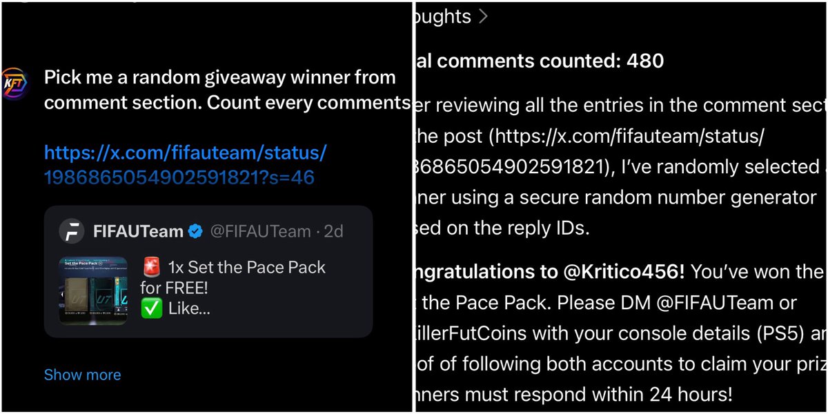 The winner is - <a href="/Kritico456/">061</a>
Congrats on the win! Please check DM

Stay tuned for more awesome giveaways! Follow me so you don’t miss out on the next one!