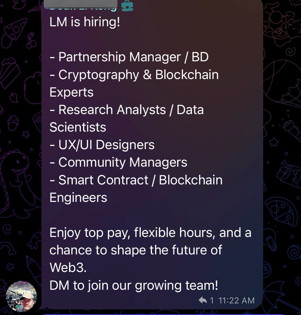 JoshuaIroegbu1's tweet image. 🔥🔥🔥🔥🔥🔥🔥🔥🔥🔥🔥

LM IS HIRING

Dm for more update!

#Web3Community #web3