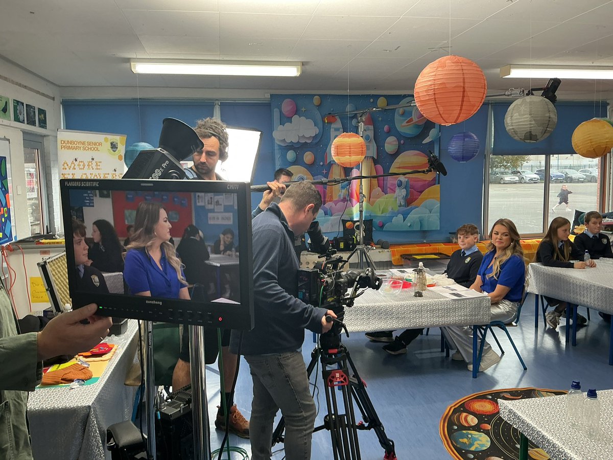 DunboyneSenior's tweet image. We were so excited to welcome the @CuriousMindSTEM film crew to our school before the midterm break to record their Science Week show! 🎬🔬
Check it out here 👉 m.youtube.com/watch?v=P6Wk4W…
A huge well done to all involved – future stars in the making! 🌟
#ScienceWeek