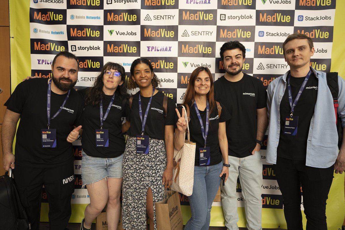 madvue_es's tweet image. Join MadVue with your team! 🙌
Group tickets now available with discount 🎟️ madvue.es

There’s no better way to keep your #devteam up to date than attending events like MadVue

Bring them to #MadVue 2026 an experience that goes beyond the code! 🚀

#developers #vue