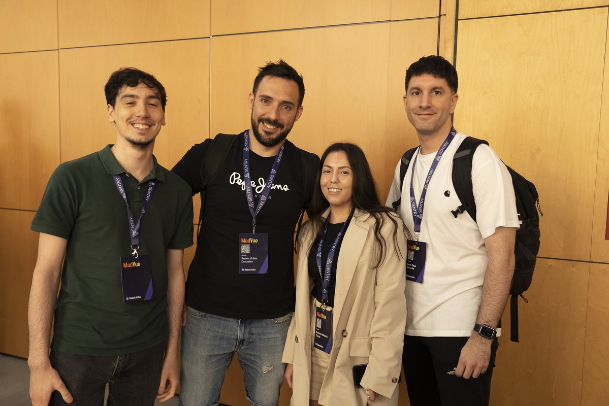 madvue_es's tweet image. Join MadVue with your team! 🙌
Group tickets now available with discount 🎟️ madvue.es

There’s no better way to keep your #devteam up to date than attending events like MadVue

Bring them to #MadVue 2026 an experience that goes beyond the code! 🚀

#developers #vue