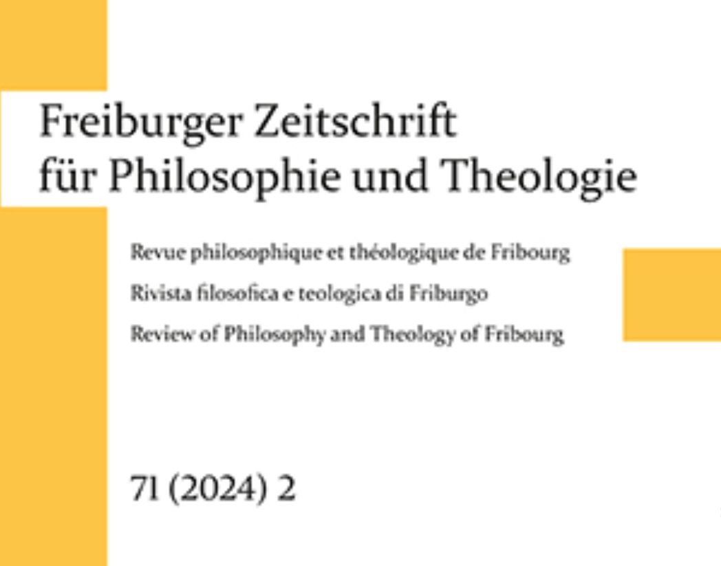 Freiburger Zeitschrift für Philosophie und Theologie 74.2 (2024): a section on Avicenna and the reception of Aristotle in physics and metaphysics; also Auriol's theory of language, Molina on God's scientia media, and Peckham's optics &amp; Giotto's paintings. buff.ly/WrWiU3l