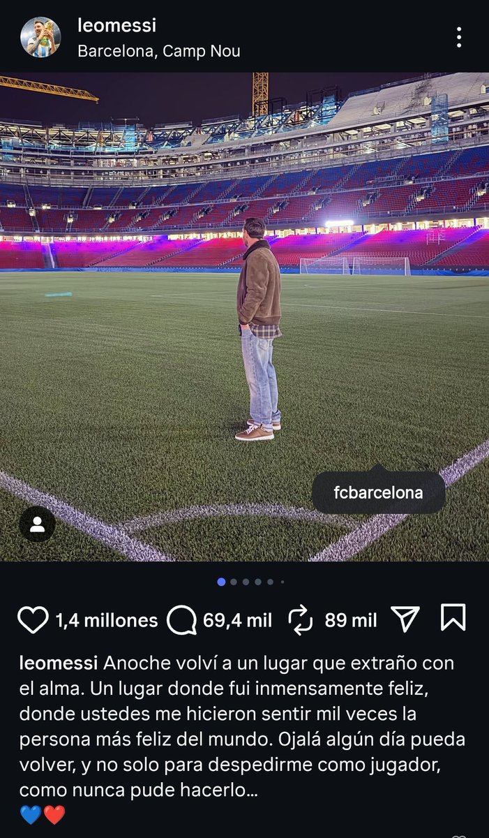 Destrossadíssim per dins, ara mateix. Volem fer el favor de demanar-li que vingui cedit un parell de mesos i tanquem tot això DE LA FORMA CORRECTA I TAL COM LIONEL ANDRÉS MESSI CUCCITINI ENS ESTÀ DEMANANT A CRITS, <a href="/JoanLaportaFCB/">Joan Laporta Estruch</a> <a href="/Fortelena/">Elena Fort 💜 💙❤️</a> <a href="/FCBarcelona_cat/">FC Barcelona</a>?