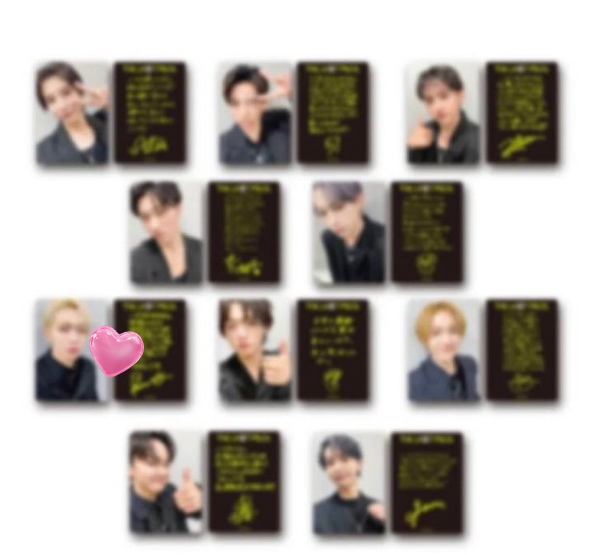 muze__ponpon__'s tweet image. THE LAST PIECE ラスピ交換
フォトカード 

【譲】カンタ、タイキ、アダム、ユウタ
（🩵がついてるカードは交換決まりました🙇‍♀️）

【求】ライキ（黒板 &amp;gt;メセカ&amp;gt;ATL）🩷のもの
　　第一弾ライキ

郵送希望です📮
条件の良い方優先させてもらいます🙇‍♀️ 

#THELASTPIECE交換 #ラスピ交換 #BMSG交換