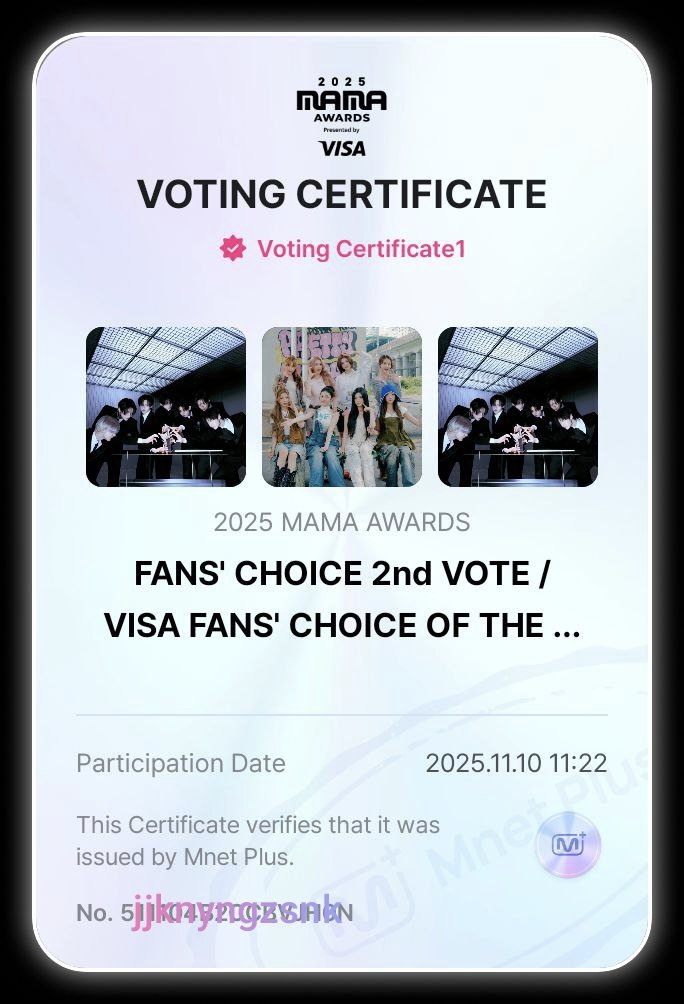 jjknyngzsnk's tweet image. let’s secure the MAMA daesang 🏆 for #ENHYPEN at the #2025MAMAVOTE 

💬 1 reply = 1 vote 🔁 1 RT = 1 vote