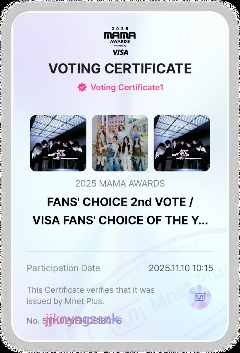 jjknyngzsnk's tweet image. let’s secure the MAMA daesang 🏆 for #ENHYPEN at the #2025MAMAVOTE 

💬 1 reply = 1 vote 🔁 1 RT = 1 vote