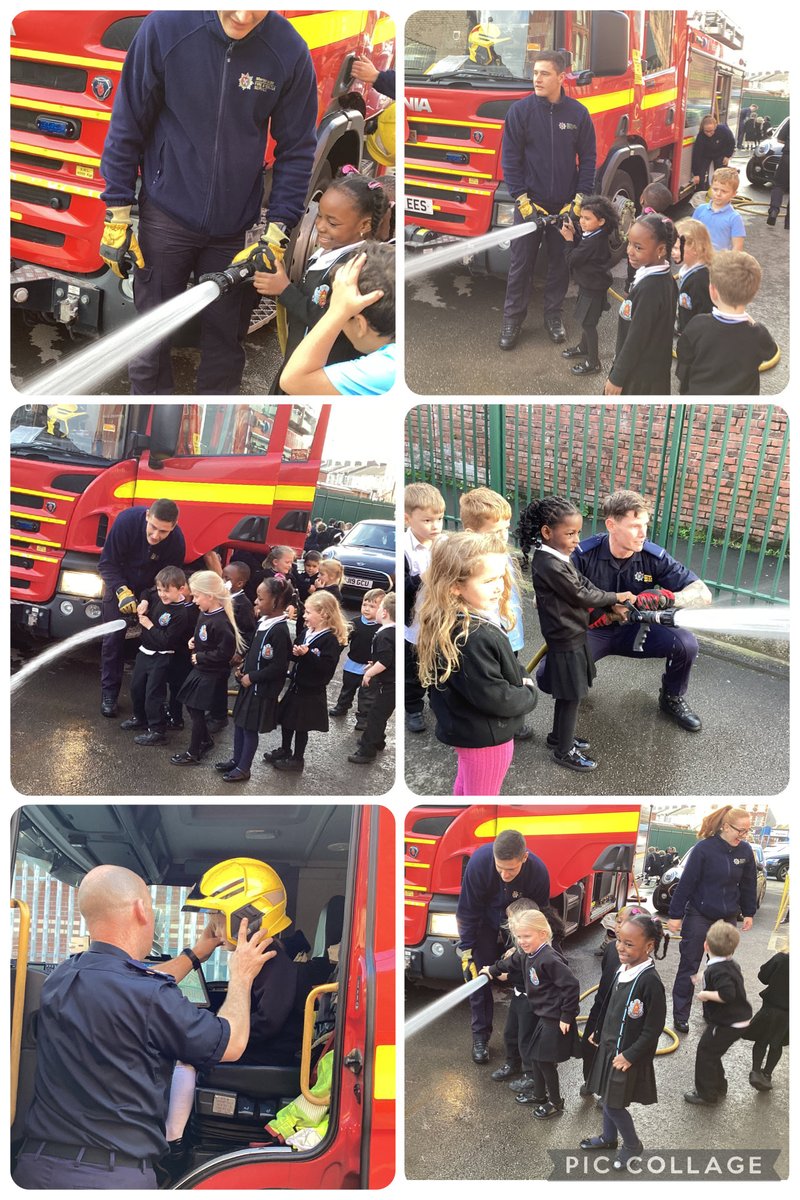 An amazing visit from Kirkdale Fire Service on Friday. We had so much fun learning about fire safety, trying on the helmet and squirting the hose! 🔥 🚒 🧑‍🚒