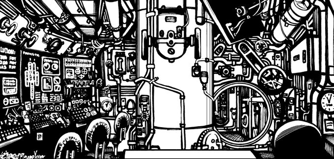 コミケ背景 線画供養 