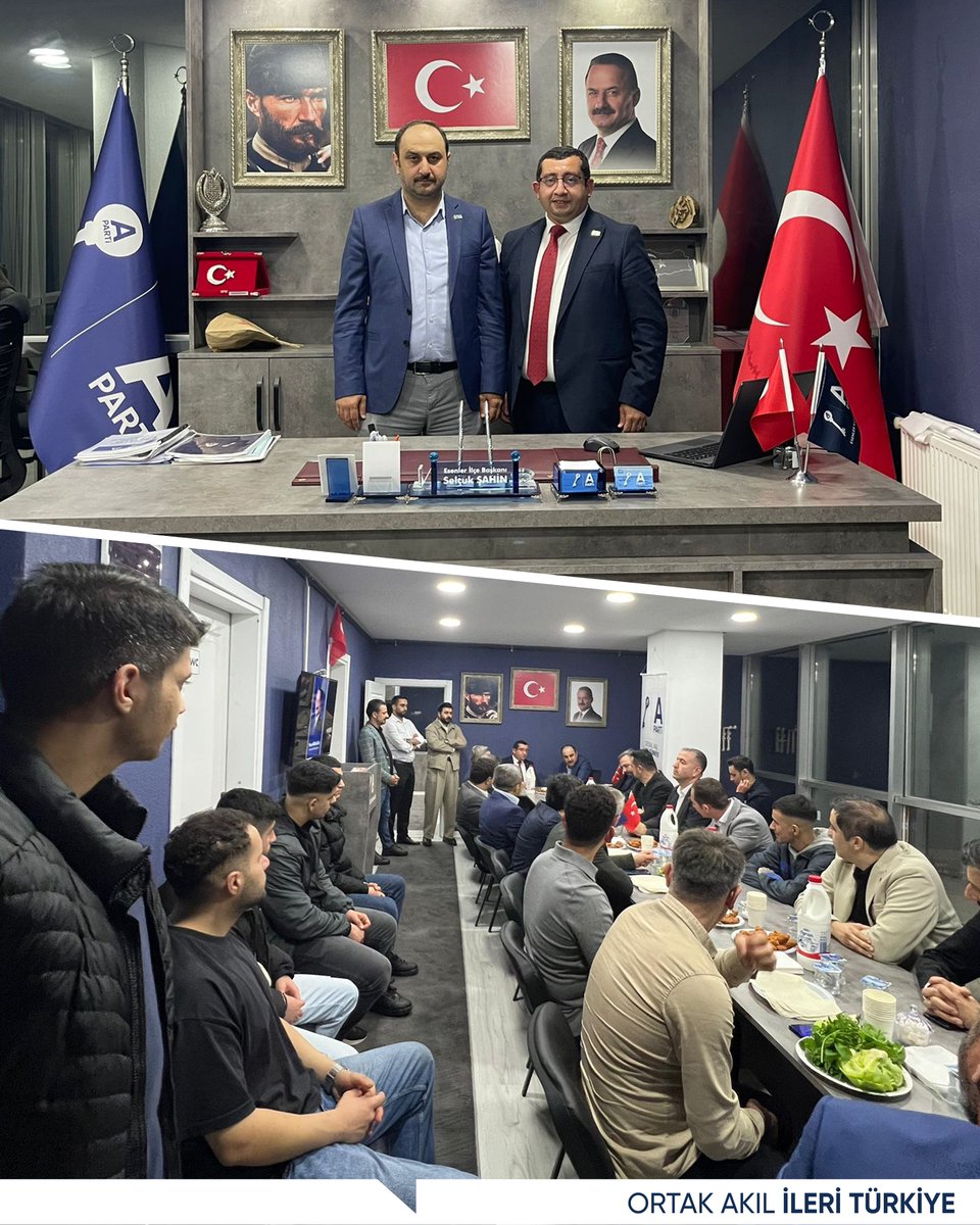 Esenler Anahtar Parti İlçe Başkanlığı olarak, Bağcılar Anahtar Parti İlçe Başkanımız Sn. Fatih Ertürk Bey’i ve Yönetim Kurulunu misafir ettik. 

Varolsun Teşkilat
Varolsun Mücadelemiz

<a href="/yavuzagiraliog/">Yavuz Ağıralioğlu</a> <a href="/anahtarparti/">Anahtar Parti</a> <a href="/anahtarpartiist/">Anahtar Parti İstanbul</a> <a href="/Apartibgclr/">Anahtar Parti Bağcılar İlçe Başkanlığı</a> <a href="/Dr_CahitVural/">Op.Dr.Cahit Vural</a> <a href="/slck60shn/">Selçuk Şahin</a>