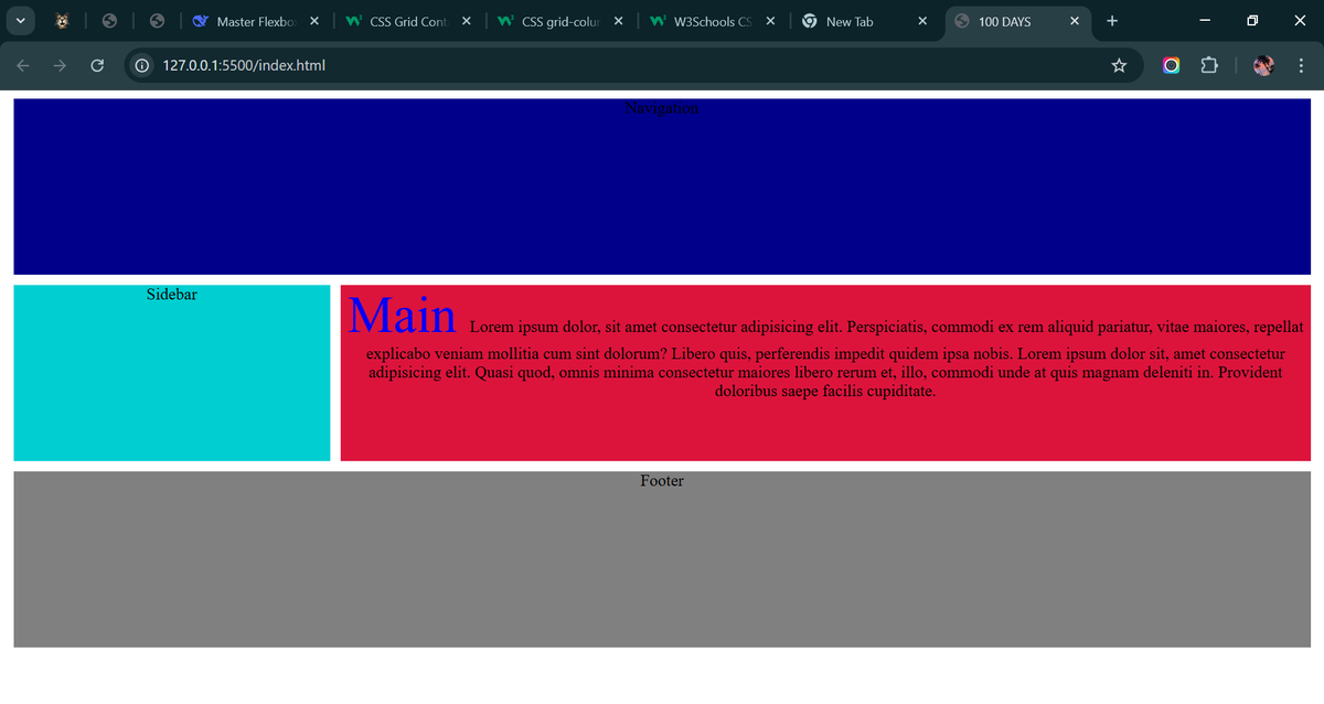 abolaji_web's tweet image. Day 15–18: Grid
Learn CSS Grid: display: grid, grid-template-columns, grid-gap.
Practice: Design a photo gallery with a grid layout.
 
#100daysofcoding #buildinpublic #programming