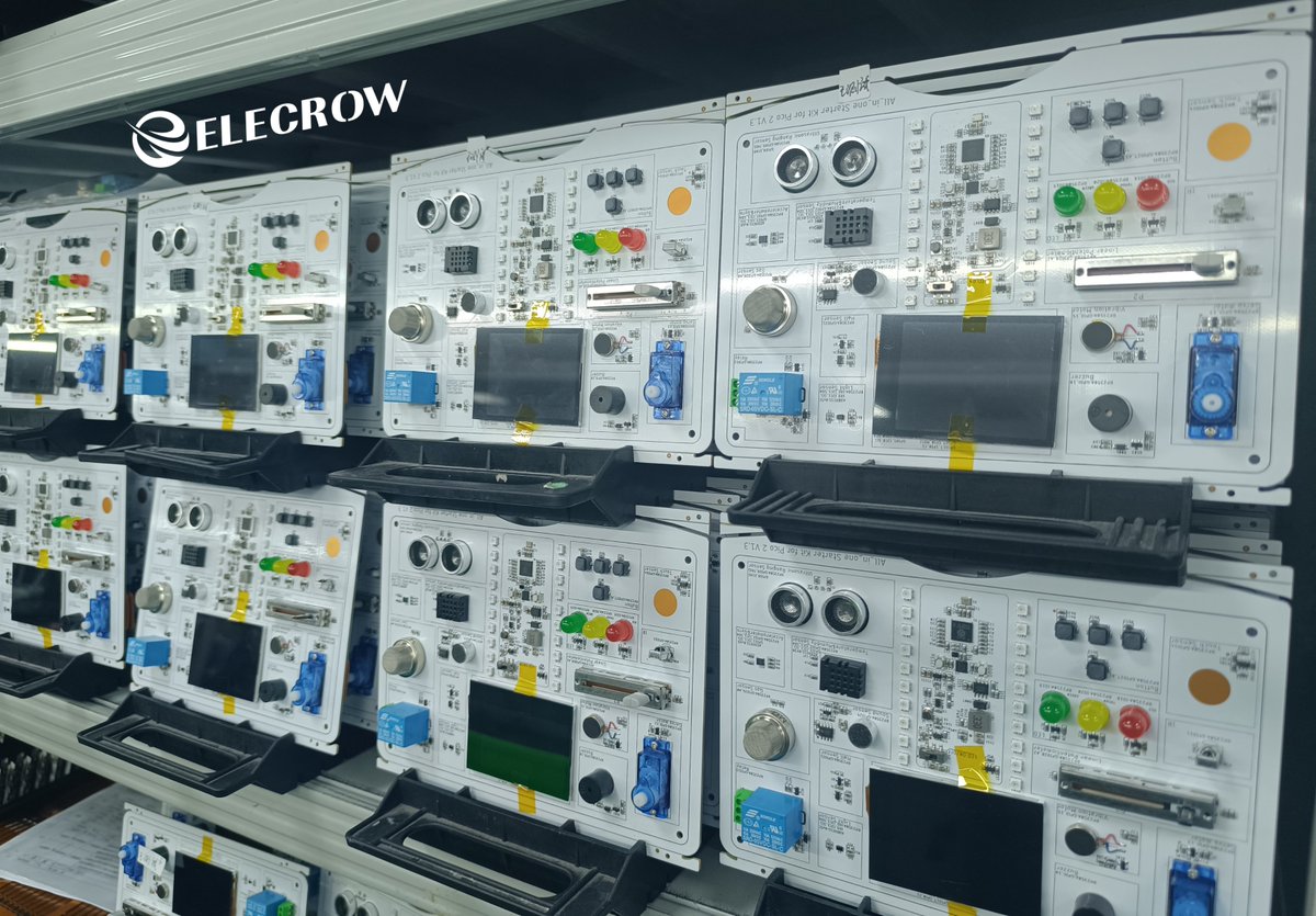 Elecrow1's tweet image. 🚩 Take a behind-the-scenes look at the exciting production process of the Pico 2 RP2350 All-in-one Starter Kit at #Elecrow&apos;s factory!👇#ElecrowPCB
elecrow.com/all-in-one-sta…
