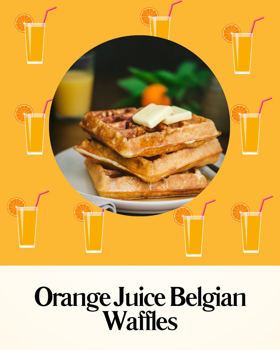 Swap milk for 100% orange juice for a dairy-free twist packed with vitamin C. bit.ly/4nuaGES