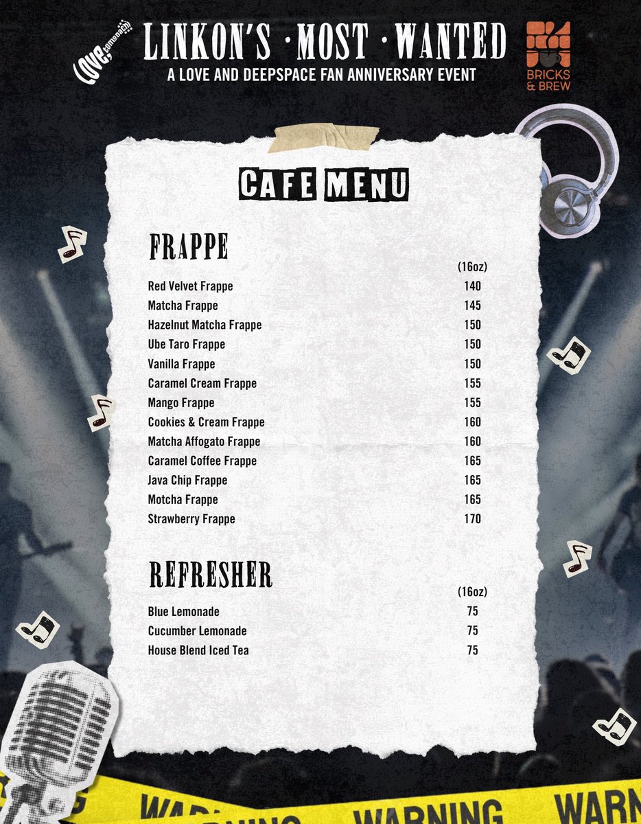 lovetomodachi_'s tweet image. 𝙩𝙝𝙚 𝙡𝙞𝙜𝙝𝙩𝙨 𝙖𝙧𝙚 𝙪𝙥! 𝙬𝙤𝙪𝙡𝙙 𝙮𝙤𝙪 𝙡𝙞𝙠𝙚 𝙖 𝙫𝙞𝙥 𝙥𝙚𝙚𝙠? 💥

good food and drinks will perfectly match a night filled with music 🎶 meet the cafe who let the band set up stage; Bricks and Brew 🤘 take a look at their menu, and let the flavors hit like…