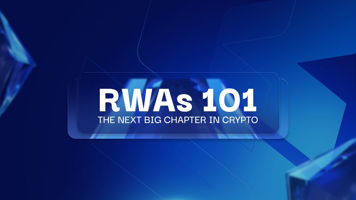 RWAs 101 : The Next Big Chapter in Crypto

Real World Assets are where blockchain meets the real economy.

They bridge traditional finance with crypto liquidity - turning everything from invoices, payments, and treasuries to real estate and event revenue into tokenized, tradable