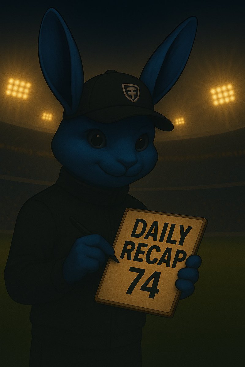 GM to the good lads! ⚽️

Daily <a href="/footballdotfun/">Football.Fun</a> Recap 74 :

Today is the NFL reveal. We saw a big dump on some players as people cashed out to buy during the upcoming launches ! Remember, 24 players on Tuesday, Wednesday and Thursday.

The gameweek ended yesterday. City were