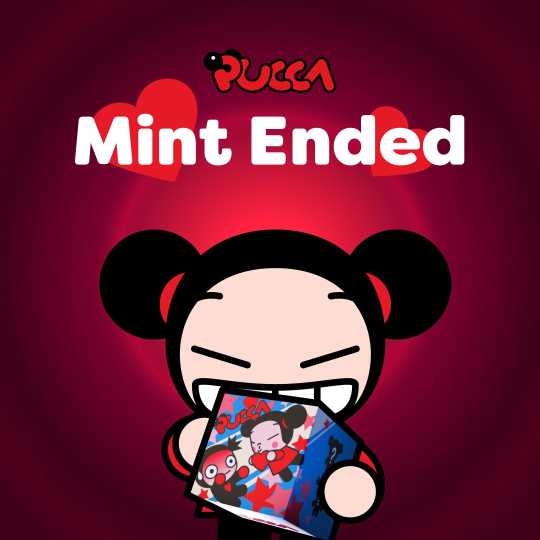 official_pucca's tweet image. Mint ended! Pucca is overwhelmed by everyone’s&apos; support!