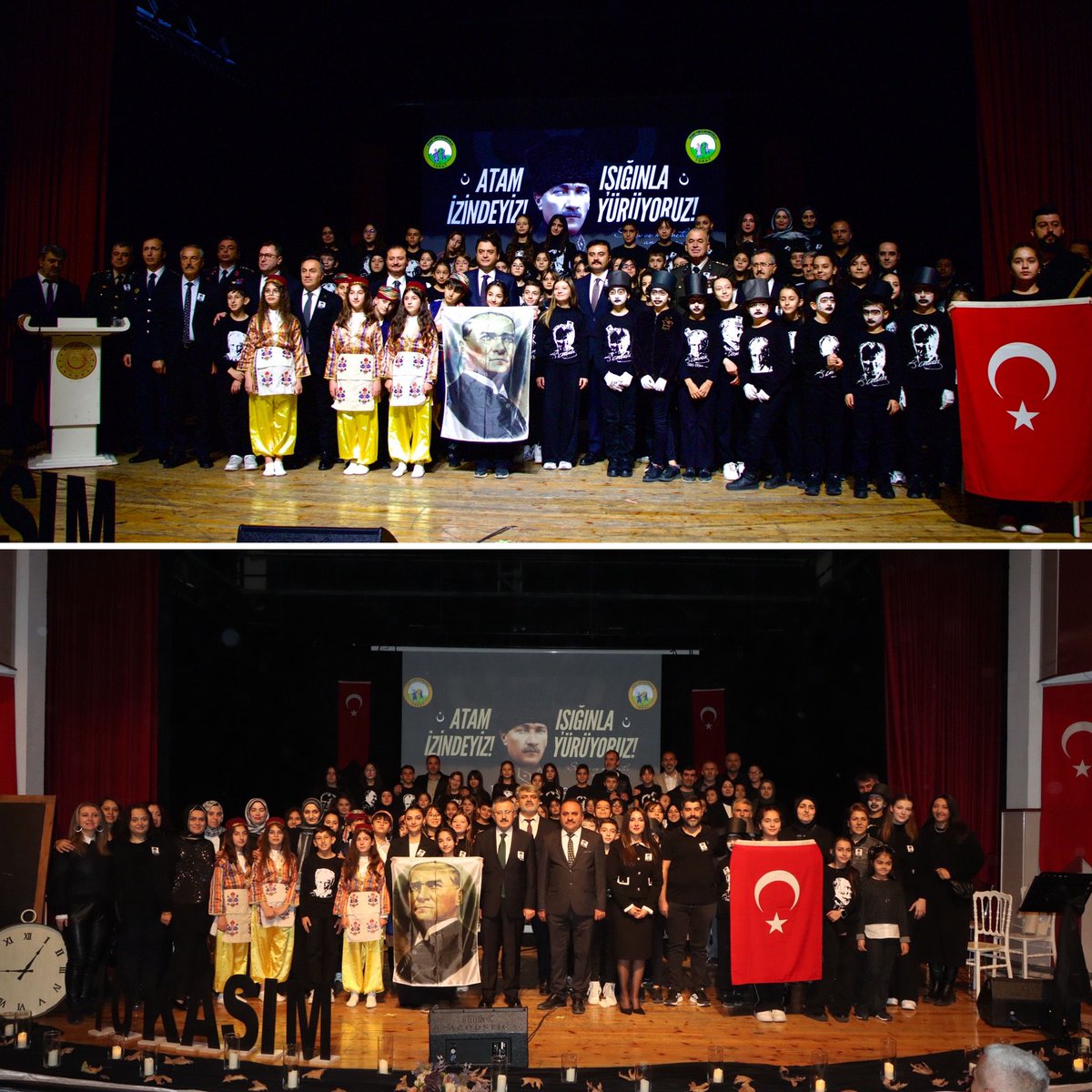 Cumhuriyetimizin kurucusu Gazi Mustafa Kemal Atatürk’ü anma etkinlikleri; Valimiz Sayın Abdullah Köklü, Milletvekilimiz Sayın Cüneyt Aldemir, İl Milli Eğitim Müdürümüz Sayın Hüseyin Kır, il protokolü ve vatandaşlarımızın katılımıyla, TOKİ Ortaokulu öğretmen ve öğrencilerimiz