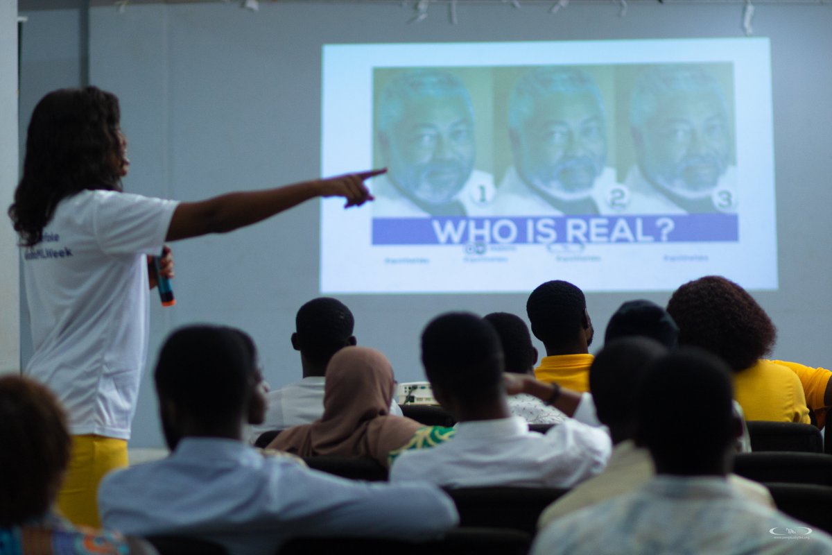 penplusbytes's tweet image. Young participants put their skills to the test during the AI Literacy Challenge, spotting fake content, debunking misinformation, and learning how to use AI responsibly at the #YouthAgainstDisinformation Conference 2025.

#Penplusbytes
#SpotTheFake
@dw_akademie @unescoghnatcom