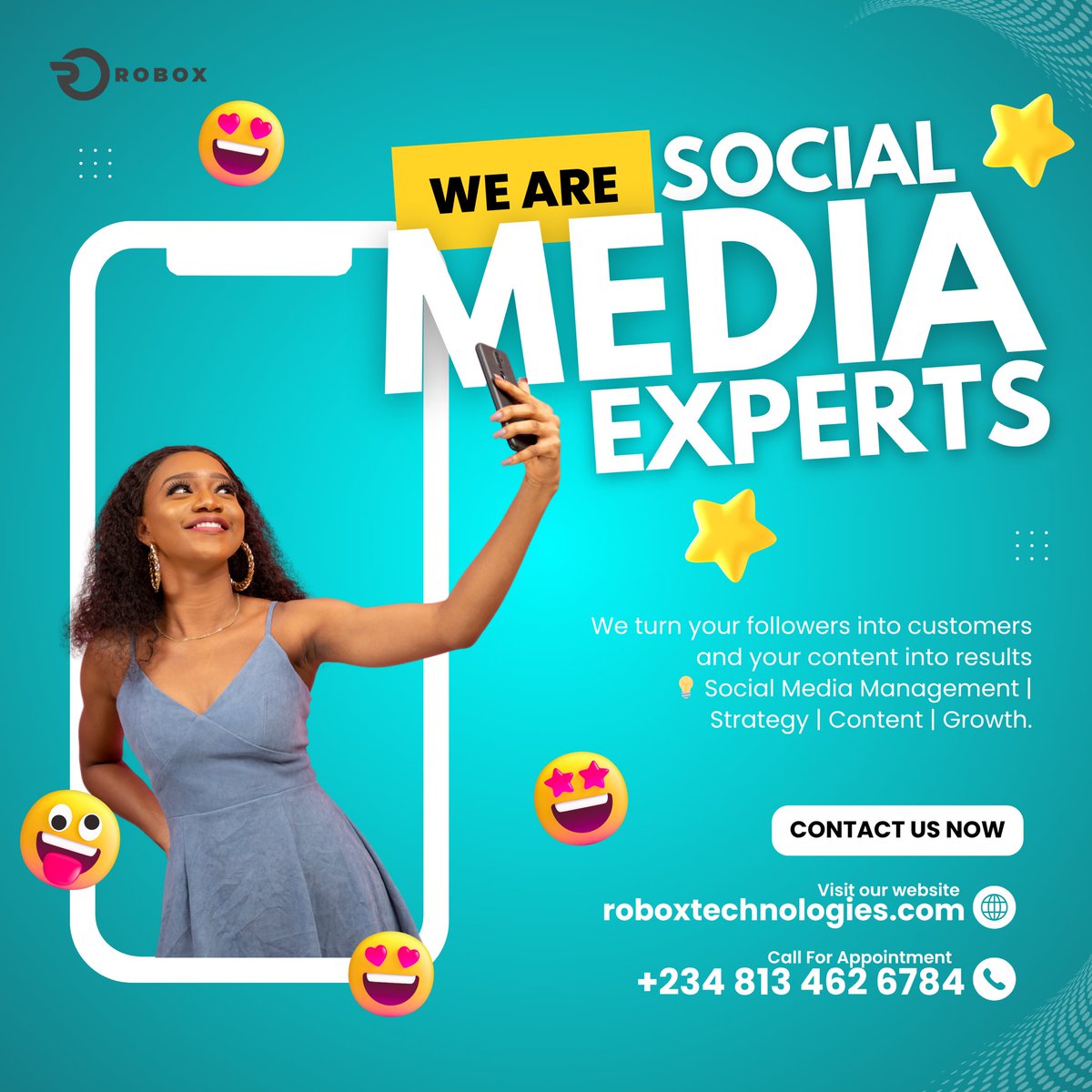 Robox_Tech's tweet image. We don’t just post — we perform. 🚀
Let’s turn your followers into loyal customers.
📱 Social Media | Strategy | Content | Growth
👉 roboxtechnologies.com

#RoboxTechnologies #SocialMediaExperts #DigitalMarketing
