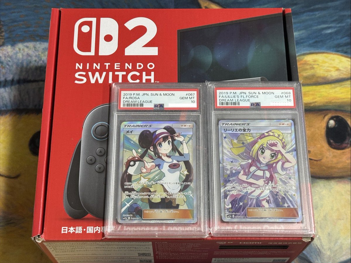 フォロワーさん限定‼️
【短期決戦⚔️】

選べるプレゼント企画🎁🎉
【メイPSA10】
【リーリエの全力PSA10】

抽選で1名様に！
【メイPSA10】or【リーリエの全力PSA10】をプレゼント🎁‼︎
〈当選者様は好きな方選べるヨ‼︎✨〉

初めましての方へ✨