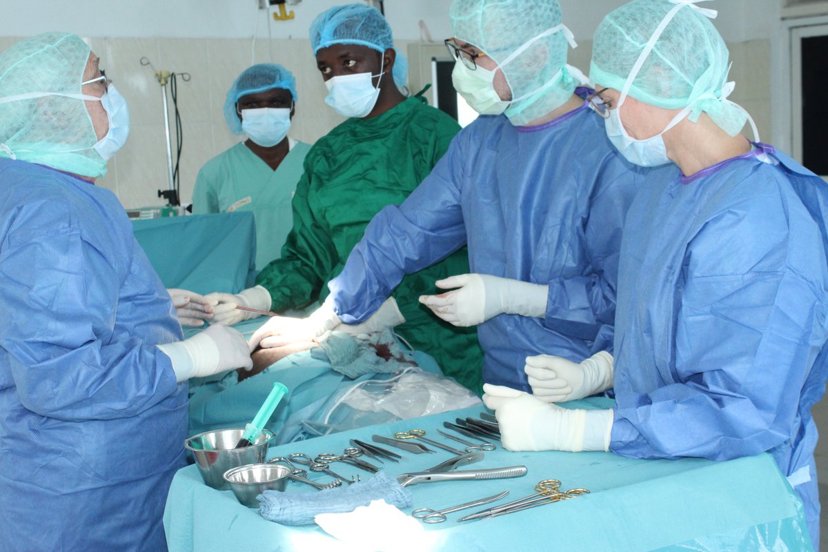 From 09/11/2025, a group of plastic surgeons from " INTERPLAST Germany" are working at #MurundaDH where they are operating the patients with various health problems especially Post burn contractures, Chronic osteomyelitis, chronic/neglected wounds including bedsores, etc. 1/2