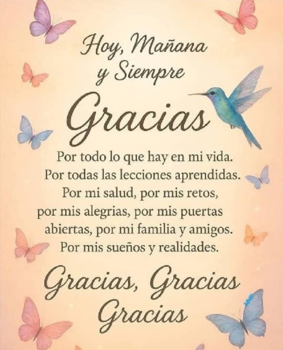MensajesLuz's tweet photo. Gracias, Gracias, Gracias.... https://t.co/lP7VXcDrFf
