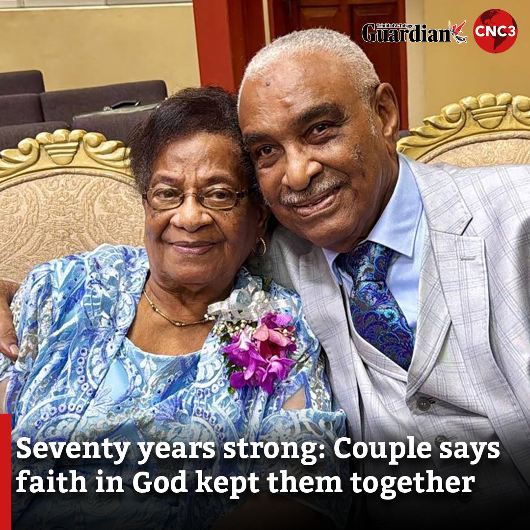 “I feel I could go another 70 years,” laughed Norma Hart as she and her husband, Lloyd Hart, celebrated seven decades of marriage. Their platinum anniversary was marked on November 2 at the Revival Time Assembly at King’s Wharf, San Fernando, where Mr Hart once served as senior