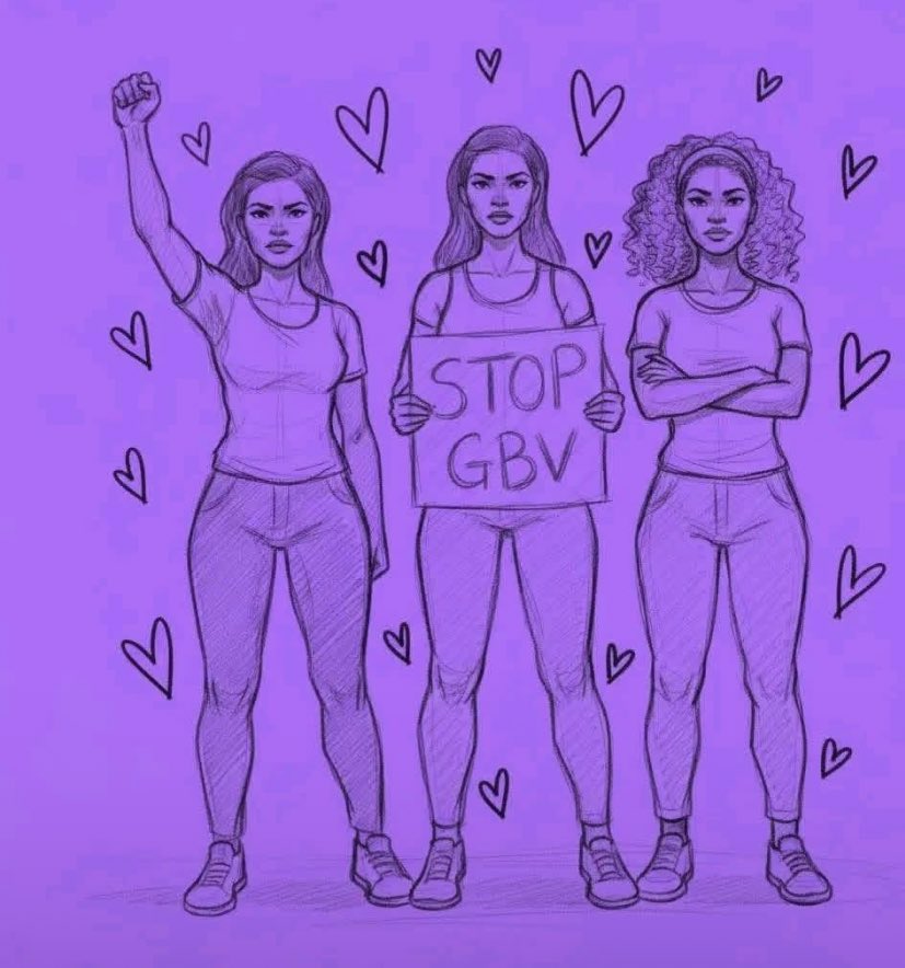 STOP GENDER BASED VIOLENCE 💜💜💜