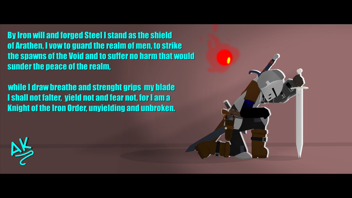 A Vow that a Knight needs to take before being part of the Legion
#sticknodes
#StickManOc