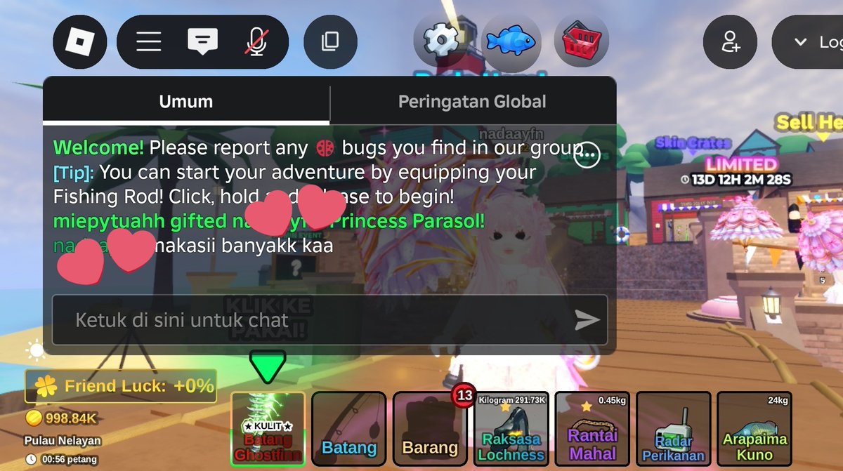 yippi! akhirnyaa punya jugak skin cantik nan lucuu inii! 💕 ak bli di kak <a href="/cattoblue_/">bluee</a> gaiss, sat set banget, bintang sratuss 🌟 trimakasi akak 🤩