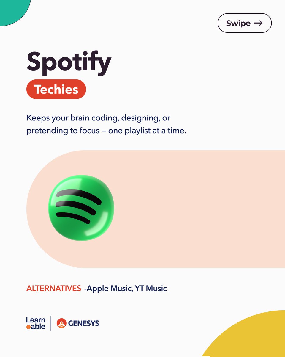 _learnable's tweet photo. Tech without tools? Impossible 

Here are some of the GOATED tools every techie should know, whether you’re designing, coding, or just trying to look busy 👀

👉 Go through to find your next favorite tool!
💬 And don’t forget to drop your go-to tool (or one we missed) in the comments!