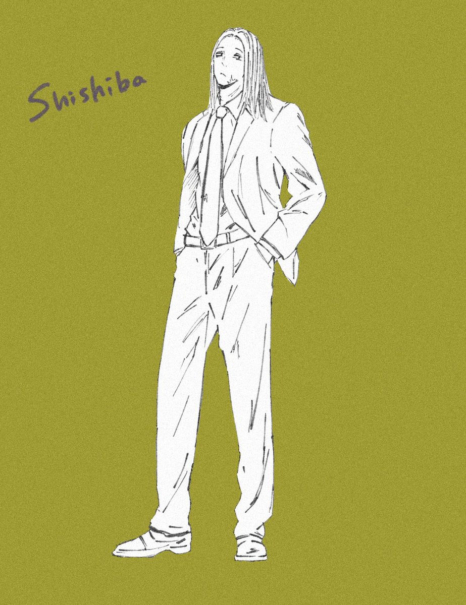 ちょっと仕事面倒くさそうな雰囲気の神々廻さん(の気持ちで描いた伝われ笑)