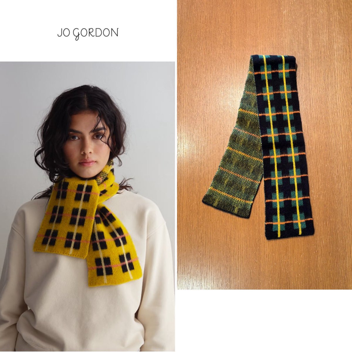 MANOAinter's tweet image. New Arrival🧶JO GORDON

首元にコンパクトに巻ける14cm幅のウール100%ニットマフラー。スコットランドらしい色使いのグリーン系チェックは、エターナルに愛用できそう。老若男女、時代を超えて、引き継いでいけそうな一本です。ふわふわで密度の高い編地も、いい感じ♡
¥20900
#jogordon #knitscarf